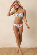 Women's Paradisa Isla Multi Poolside Print Bra Bikini Top | 85% Polyester & 15% Spandex 0