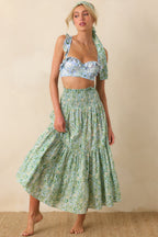 Women's Paradisa Merritt Island Seaglass Green Convertible Cotton Skirt Dress | 100% Cotton 4