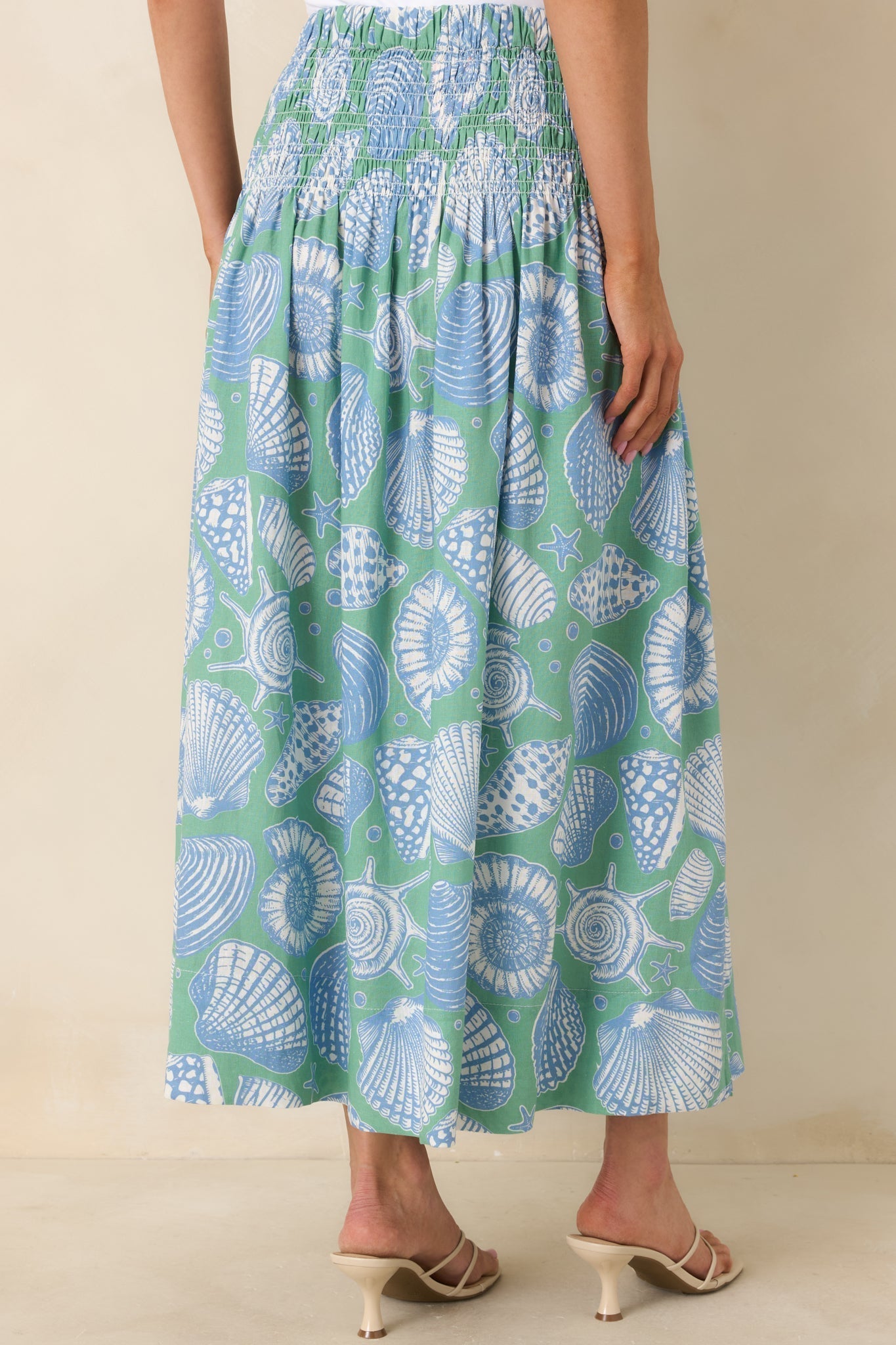 Women's Paradisa Siesta Key Oceana Blue Multi Convertible Skirt Dress | 55% Rayon & 45% Linen 5