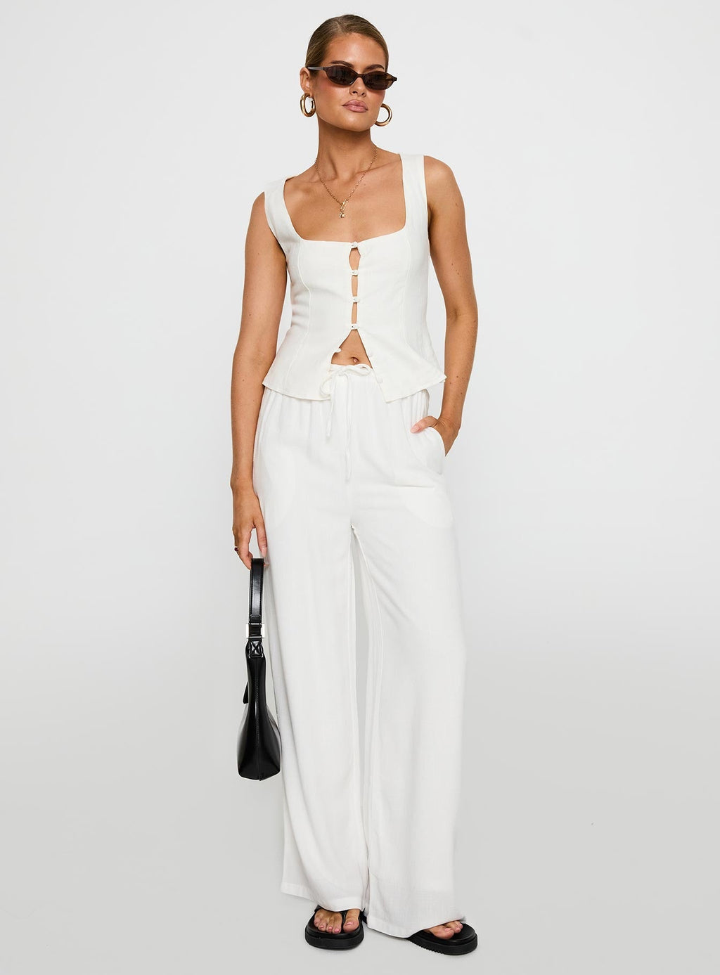 Women's Parklea Pants White Tall | Princess Polly Tall 2