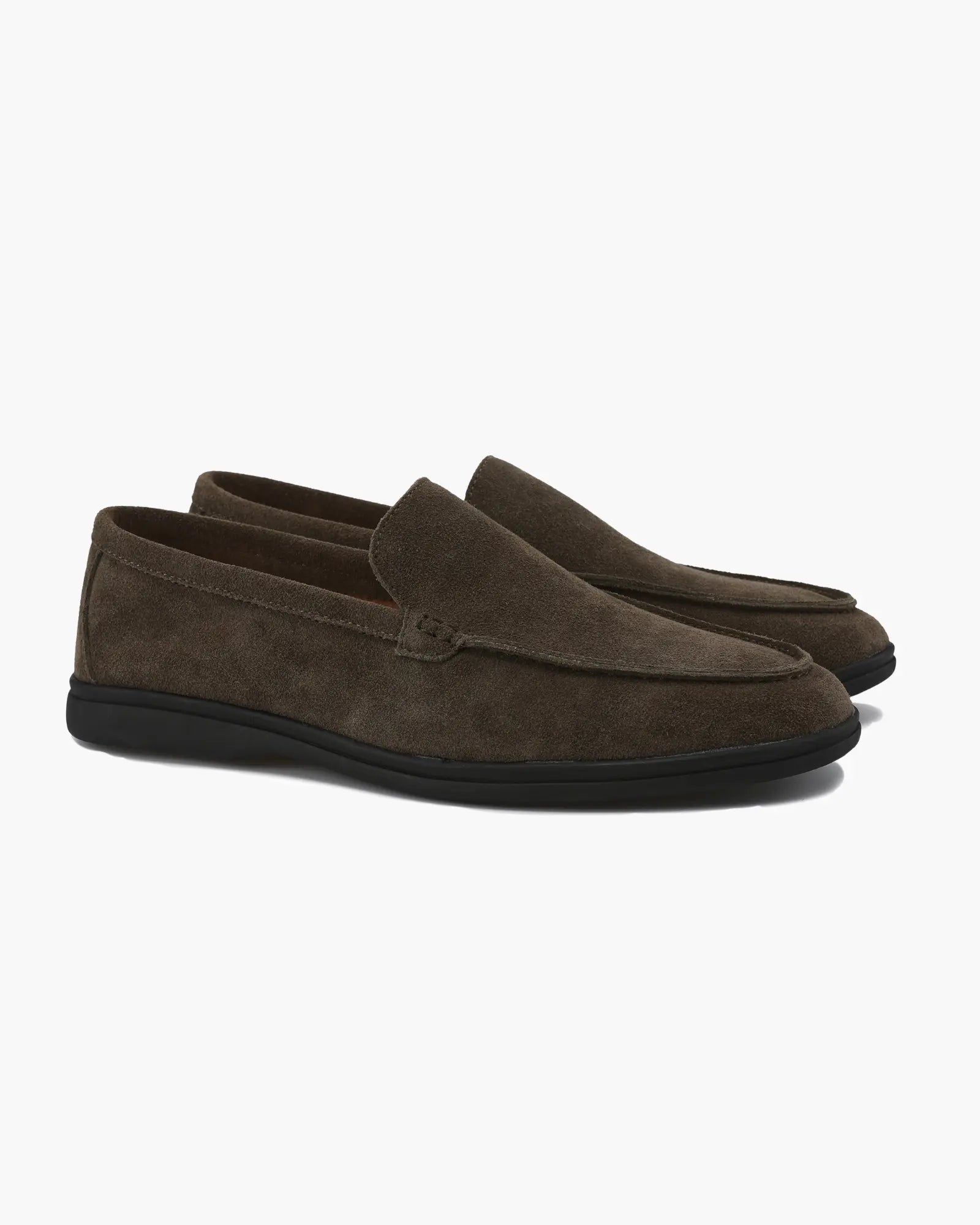 Women's Premium Suede Loafers - Black Soles | Material: Premium suede upper 0