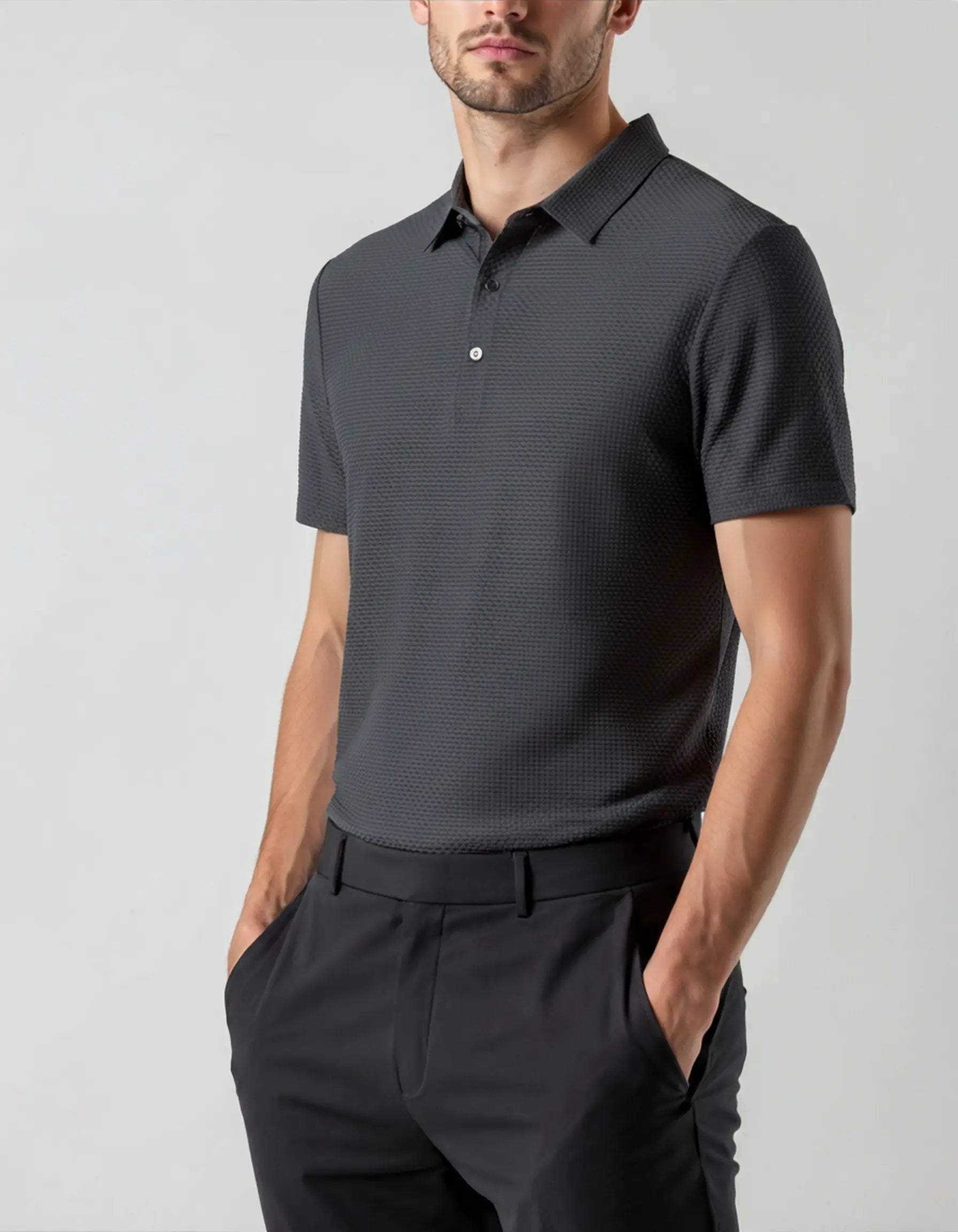 Women's Prestigio Silk Polo (Anti-Wrinkle) | Material: Polyester 0