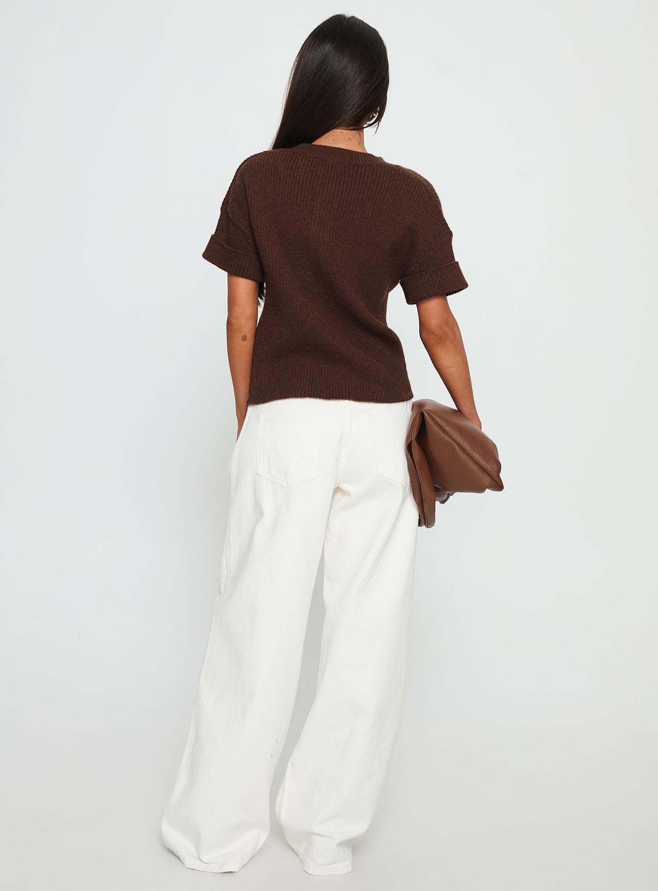 Women's Ramos Low Rise Wide Leg Jeans White | Denim jeans in a low-rise fit with a wide-leg cut 4