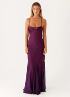 Women's Ravello Collection | Maxi Dress with Chiffon Splicing & Cut-Out Design | Elegant Long Dress for Stunning Evening 0