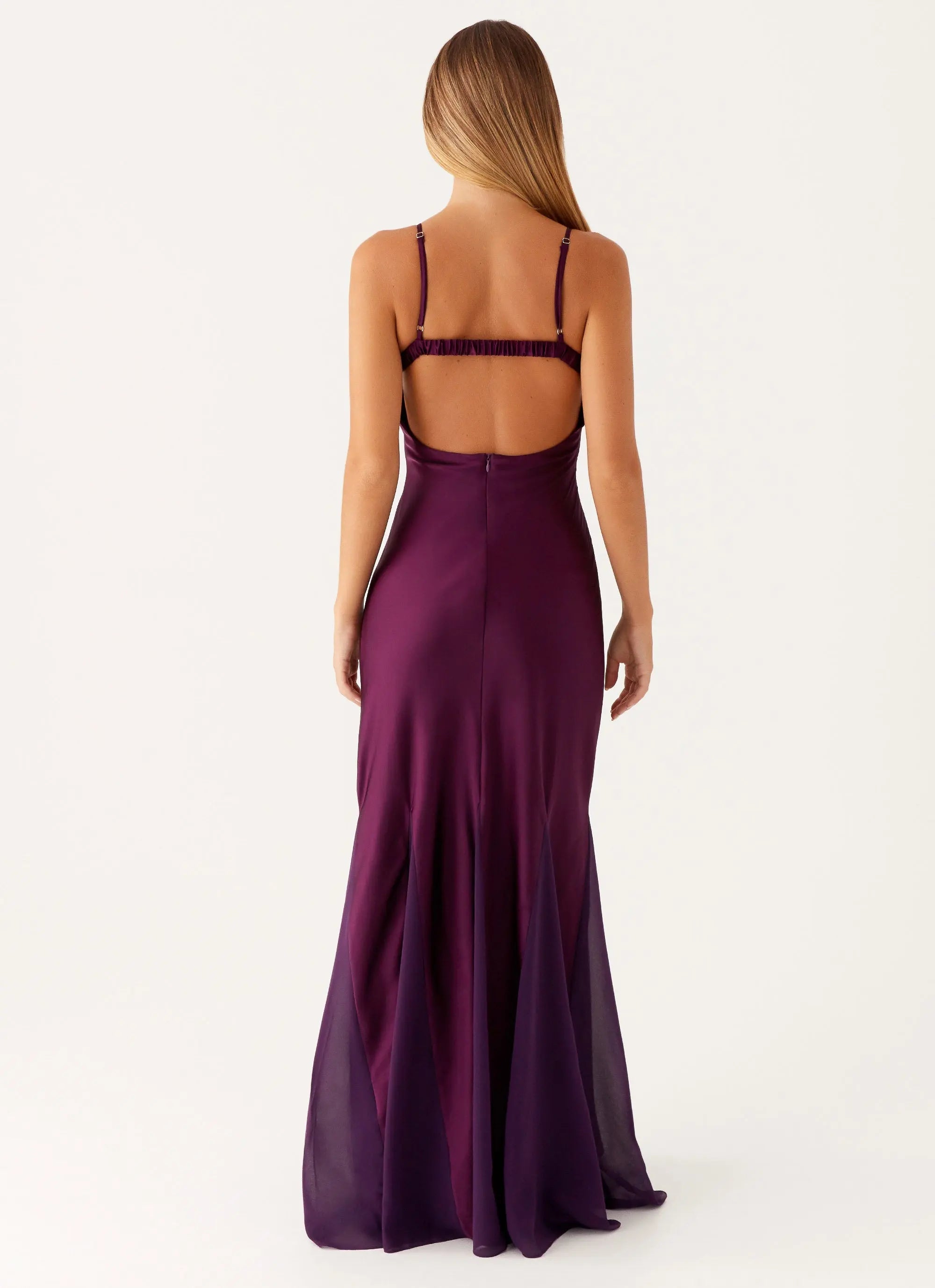 Women's Ravello Collection | Maxi Dress with Chiffon Splicing & Cut-Out Design | Elegant Long Dress for Stunning Evening 2