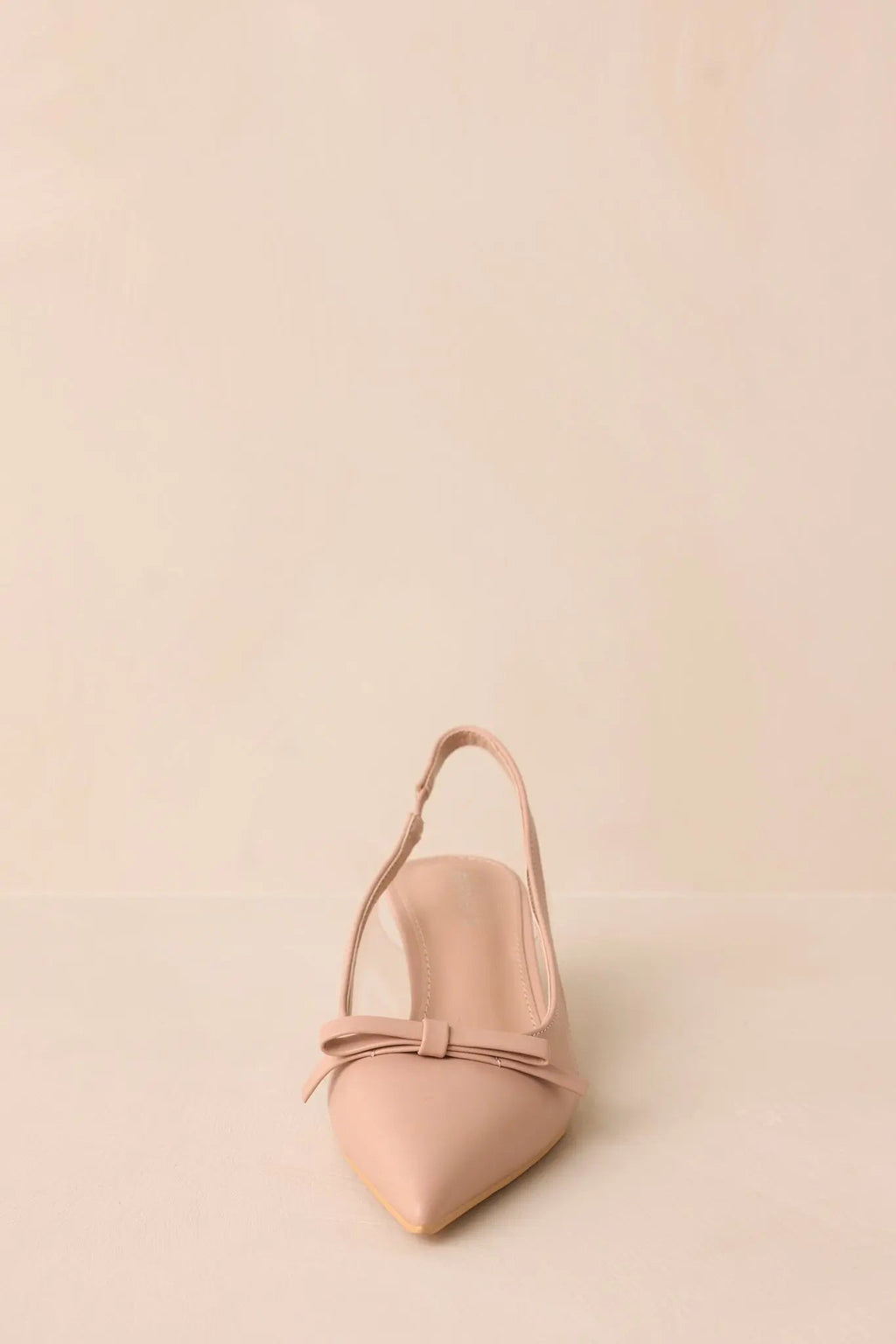 Women's Regal Steps Beige Slingback Kitten Heels | Heel Measures 2.25" in Height 6