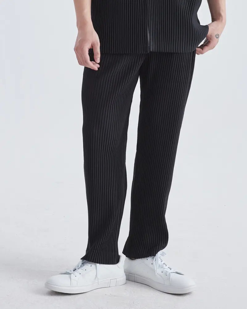 Women's Ribbed Cotton Pantalon 0