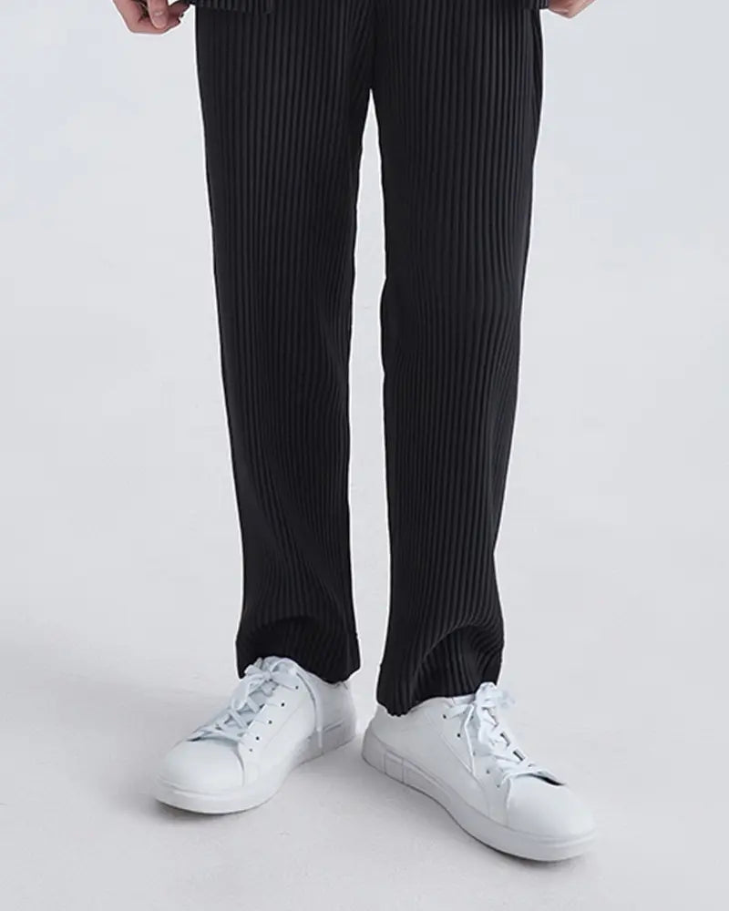 Women's Ribbed Cotton Pantalon 1
