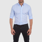 Women's Roberto Russo Fitted Shirt with Integrated Zipper | Material: Cotton and polyester blend 1