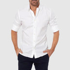 Women's Roberto Russo Fitted Shirt with Integrated Zipper | Material: Cotton and polyester blend 4