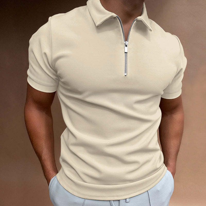 Women's Roberto Russo Half-Zip Short Sleeve Polo | Neckline: Zip collar / half-zip 4