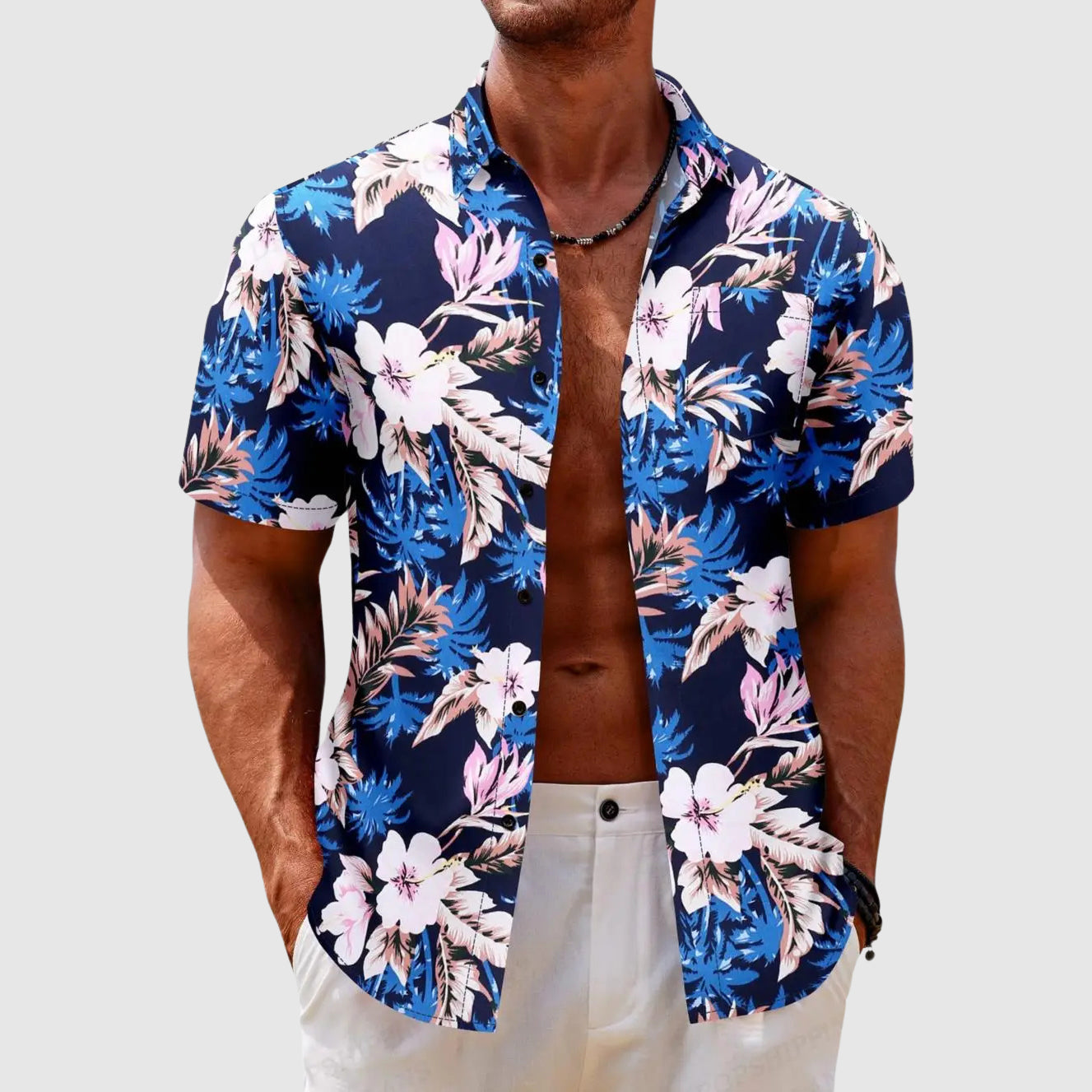 Women's Roberto Russo Havana Botanica Shirt | Material: Premium polyester blend 1