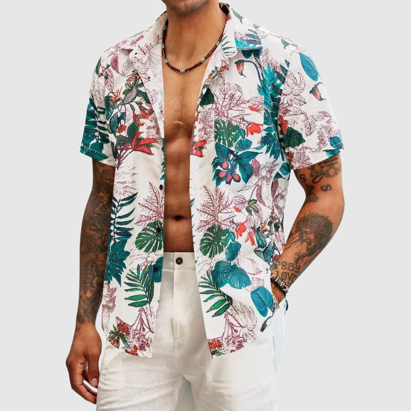 Women's Roberto Russo Havana Botanica Shirt | Material: Premium polyester blend 2