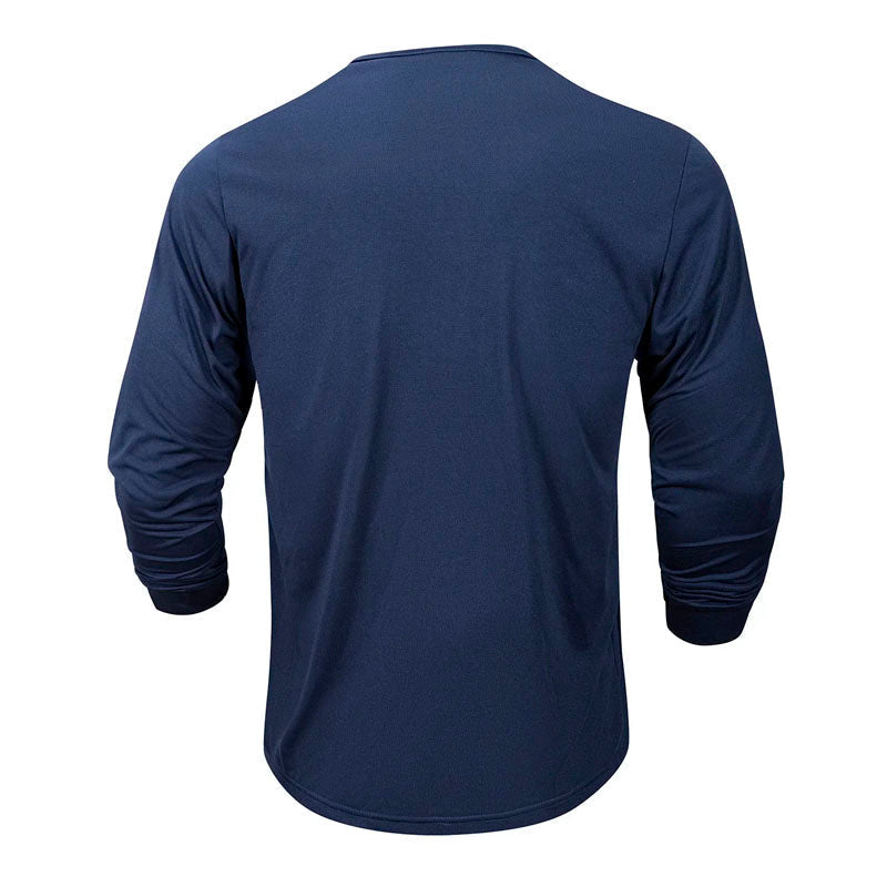 Women's Roberto Russo Long Sleeve Henley Shirt | Collar: Henley neckline 5