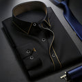 Women's Roberto Russo Long Sleeve Shirt with Contrast Trim | Collar: Turn-down collar 0