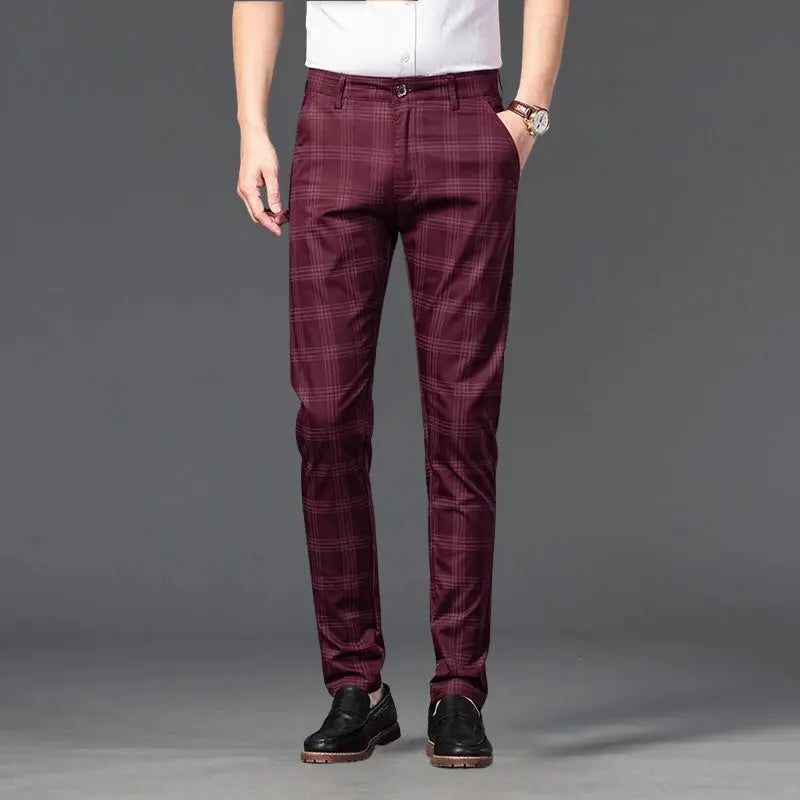 Women's Roberto Russo Marston Plaid Pants | Material: Silk & lyocell blend 1