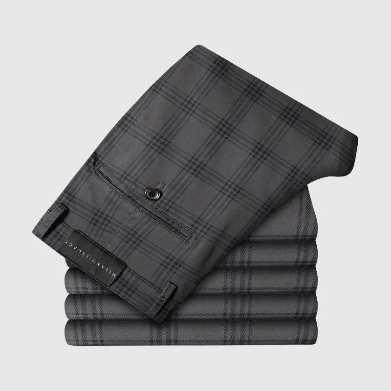 Women's Roberto Russo Marston Plaid Pants | Material: Silk & lyocell blend 5