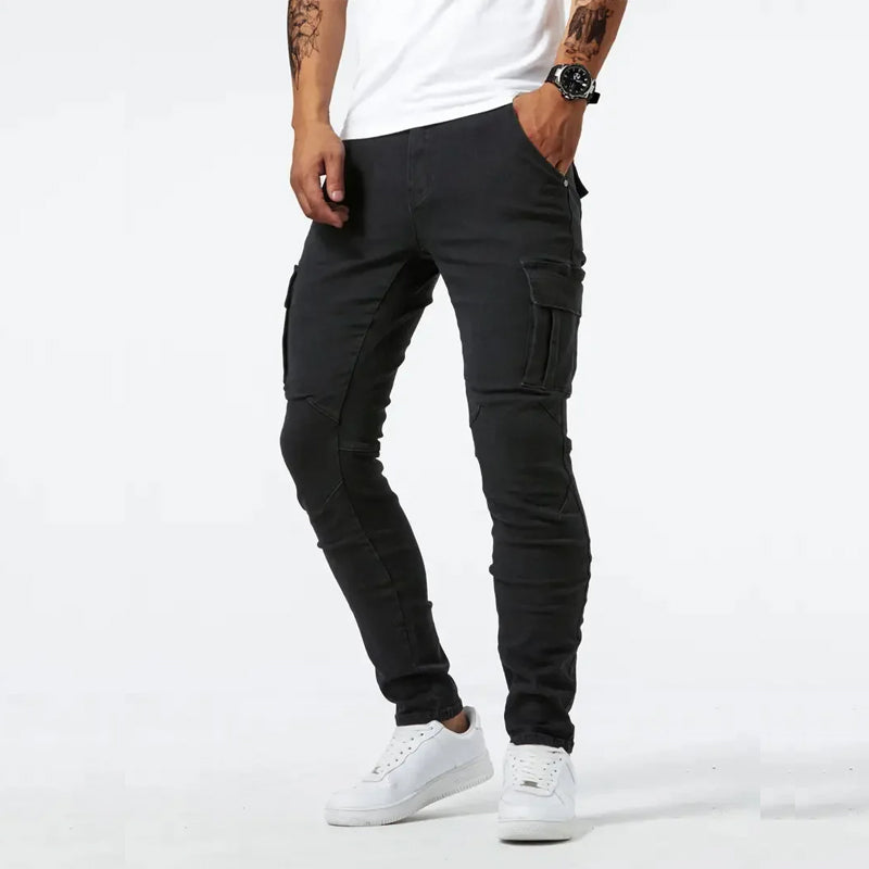 Women's Roberto Russo Slim Fit Cargo Jeans | Material: Denim 3