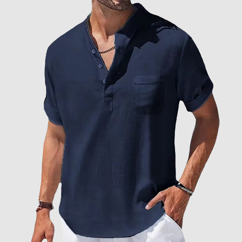 Women's Roberto Russo Sunwalk Henley Shirt | Material: Cotton 0