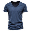 Women's Roberto Russo V-Neck Cotton T-Shirt | Fit: Slim fit cut 0