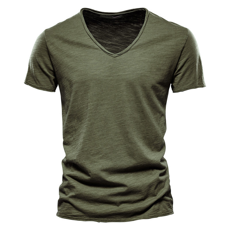 Women's Roberto Russo V-Neck Cotton T-Shirt | Fit: Slim fit cut 3