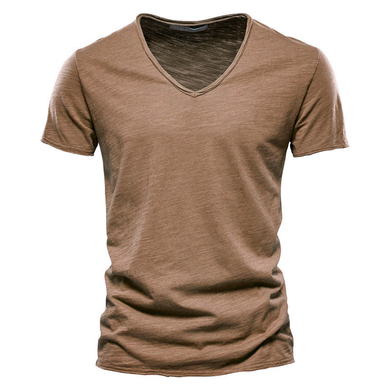 Women's Roberto Russo V-Neck Cotton T-Shirt | Fit: Slim fit cut 4