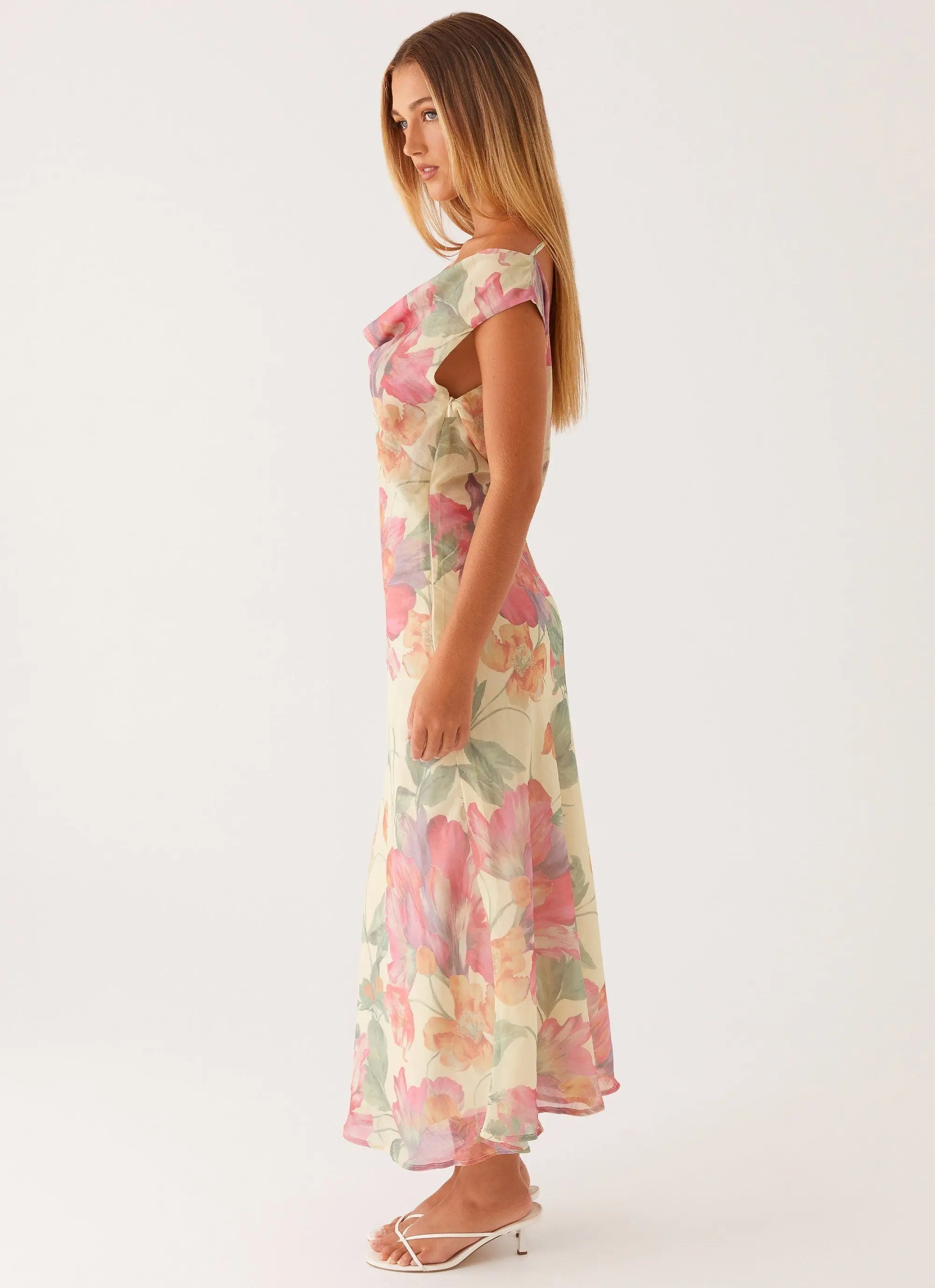 Women's Role Model | Maxi Dress with Back Tie & Exclusive Print | Elegant Style for Sophisticated Moments - Women's | Ti 2