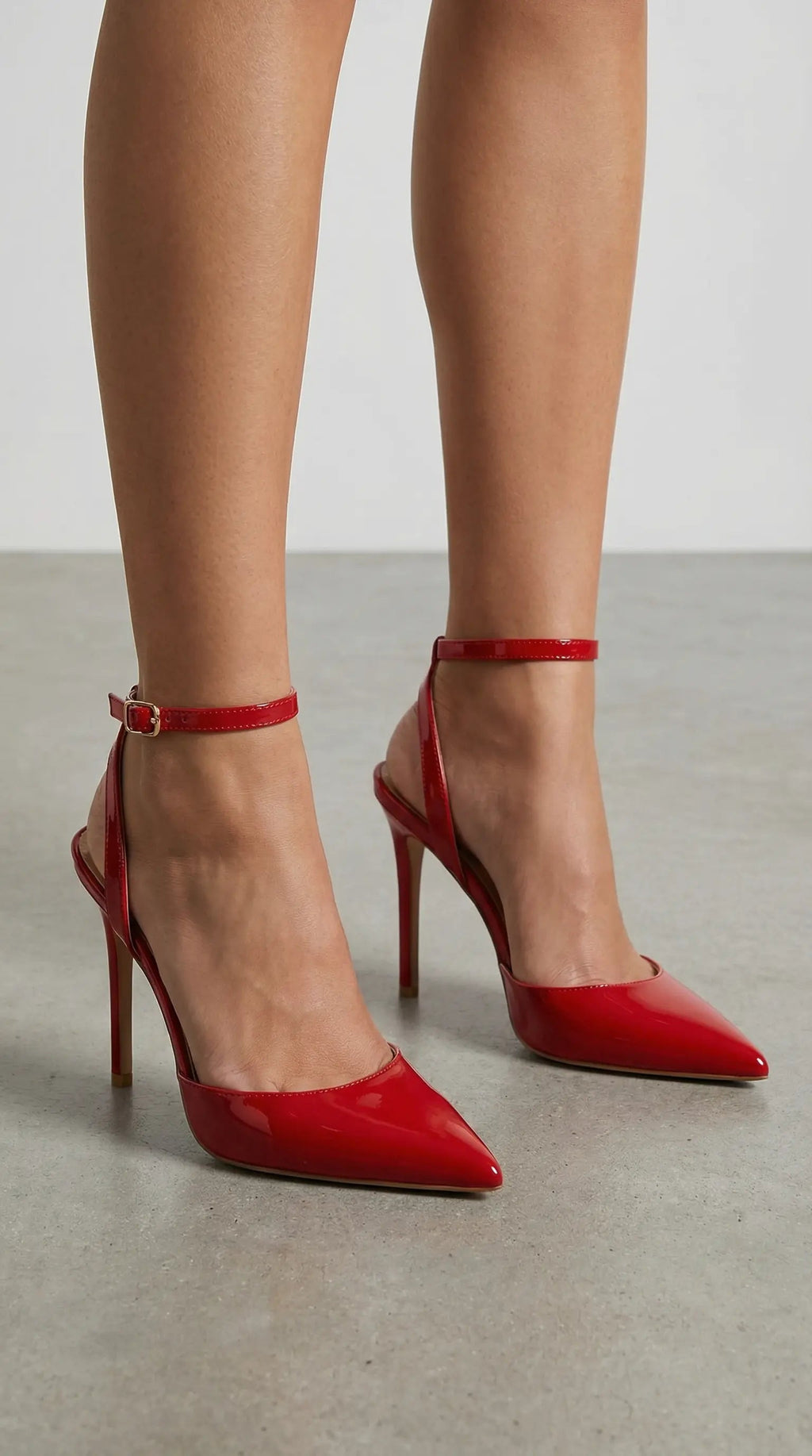 Women's Rosa Mae | Women's Gold Heels with Adjustable Ankle Strap | Elegant Pumps for All-Day Comfort | Luxurious pointe 8