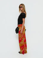 Women's Rowana Maxi Skirt Multi Paisley | Maxi skirt in paisley print with mid-rise fit 3
