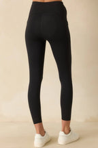Women's SPANX® Black Booty Boost Active 7/8 Leggings | Body: 68% Nylon 5