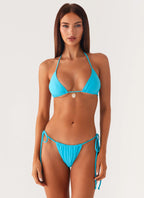 Women's Saga Collection | High Waisted Bikini Bottoms with Ruched Waistband | Stylish Swimwear for Effortless Beach Days 2