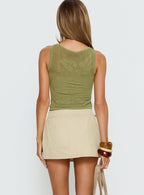 Women's Samarie Cargo Mini Skirt Concrete | Cargo mini skirt with wrap detail & mid-rise fit 4