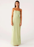 Women's Sassafras Collection | Strapless Maxi Dress with Beaded Flower Detailing | Elegant Evening Wear for Unforgettabl 0