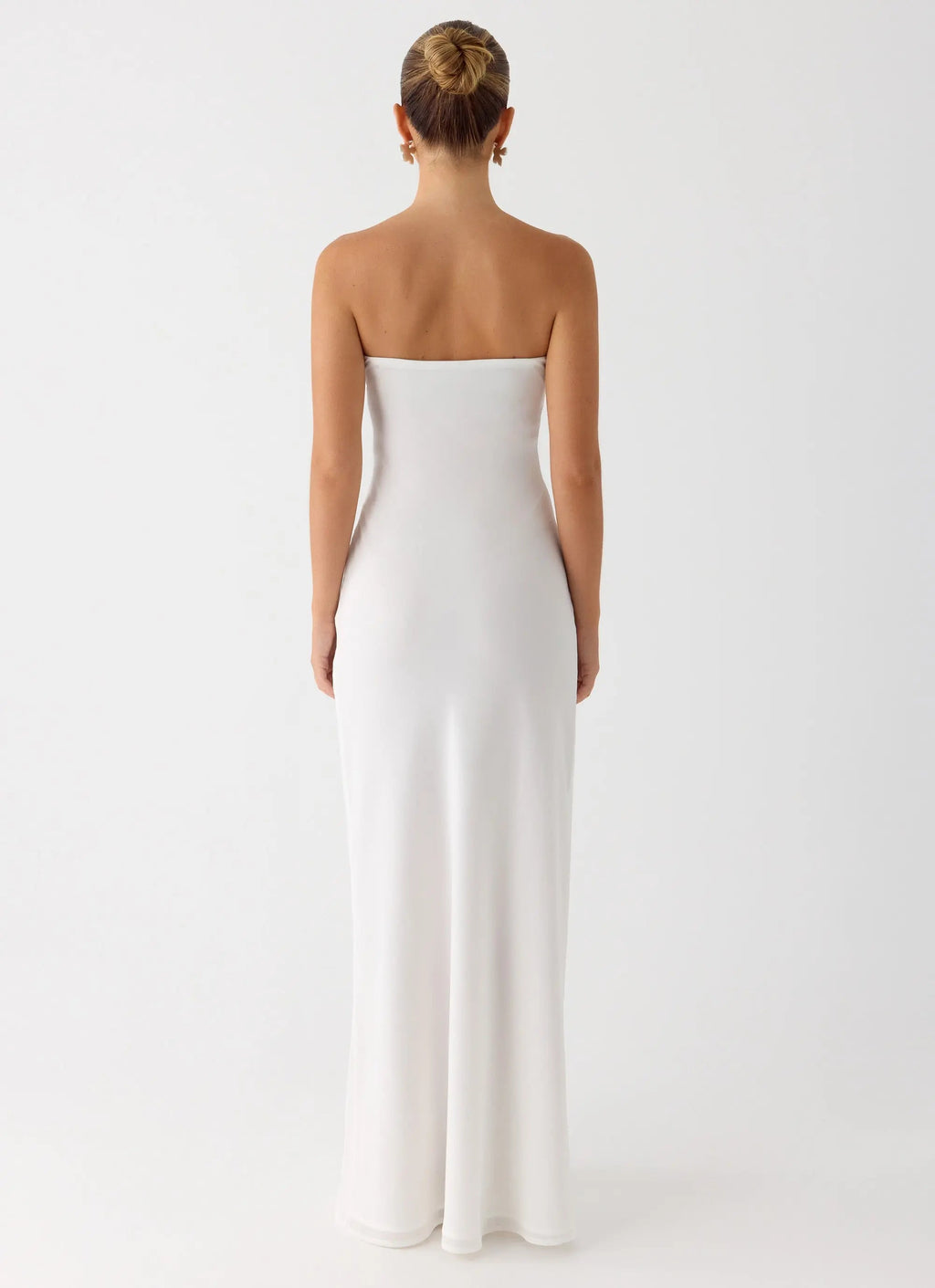 Women's Sassafras Collection | White Maxi Dress with Beaded Flower Detailing | Elegant Evening Gown for Unforgettable Ni 6