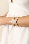 Women's Seas Ahead Gold Starfish Bracelet | This Bracelet Measures 2.5" in Diameter 0