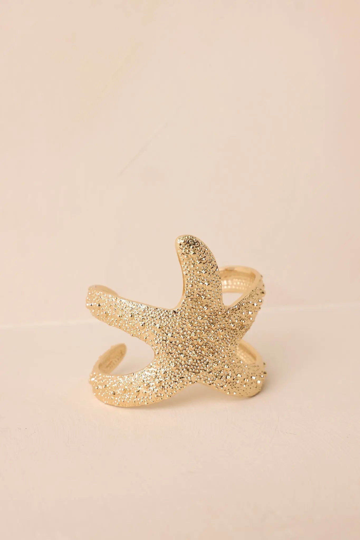 Women's Seas Ahead Gold Starfish Bracelet | This Bracelet Measures 2.5" in Diameter 1