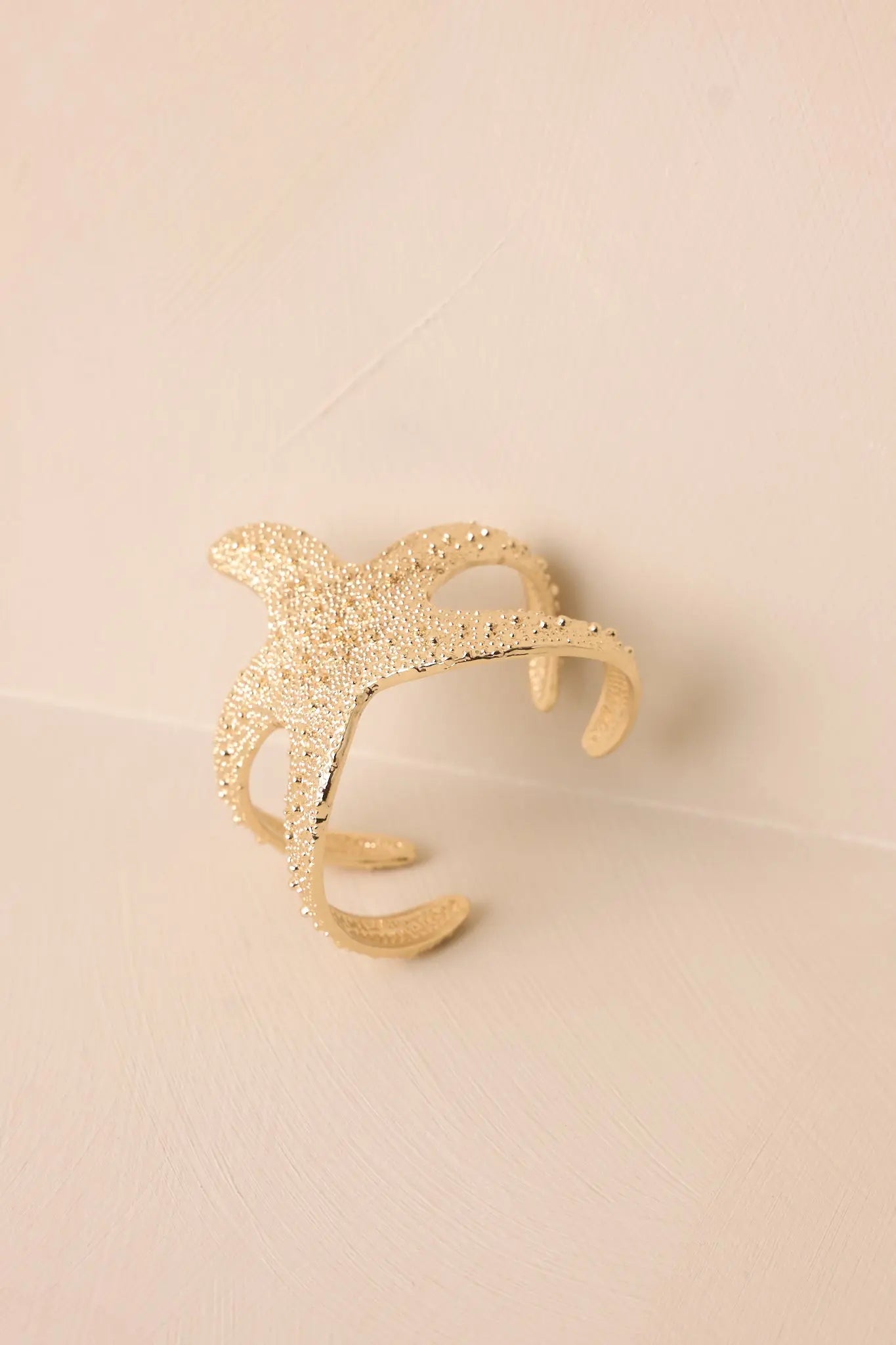 Women's Seas Ahead Gold Starfish Bracelet | This Bracelet Measures 2.5" in Diameter 2
