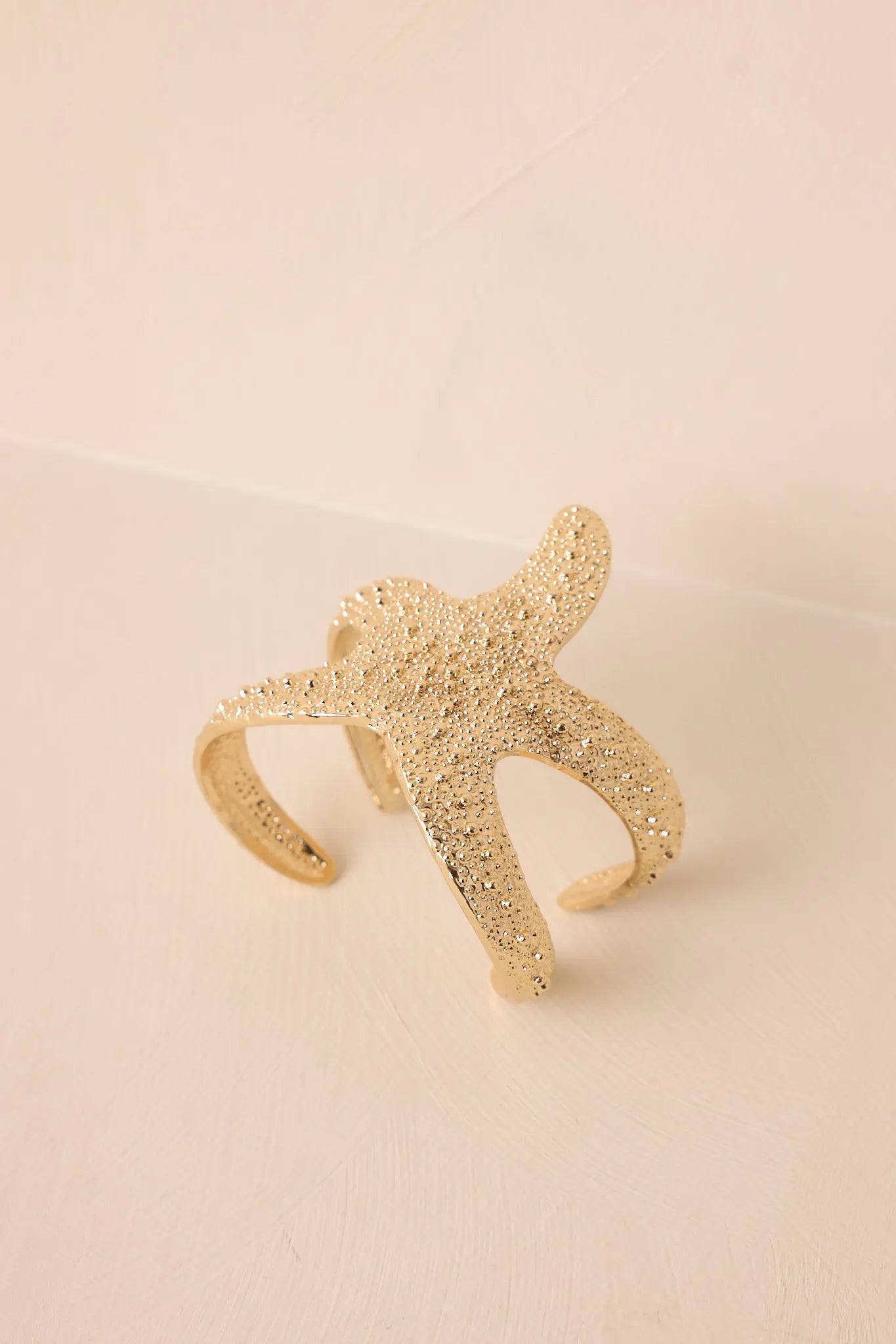 Women's Seas Ahead Gold Starfish Bracelet | This Bracelet Measures 2.5" in Diameter 3
