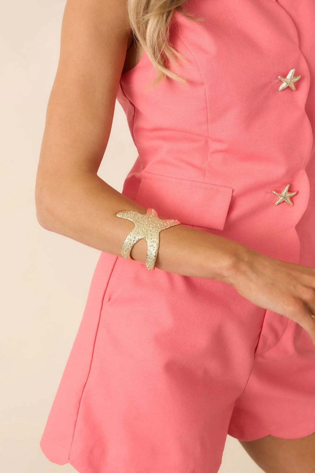 Women's Seas Ahead Gold Starfish Bracelet | This Bracelet Measures 2.5" in Diameter 5