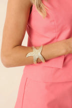 Women's Seas Ahead Gold Starfish Bracelet | This Bracelet Measures 2.5" in Diameter 6