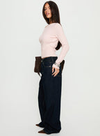 Women's Serenitia Mid Rise Relaxed Jeans Dark Raw Wash | Denim jeans with a mid-rise relaxed fit & straight 4