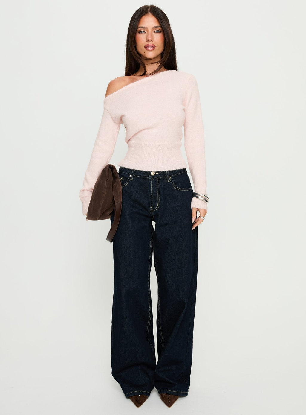 Women's Serenitia Mid Rise Relaxed Jeans Dark Raw Wash | Denim jeans with a mid-rise relaxed fit & straight 7