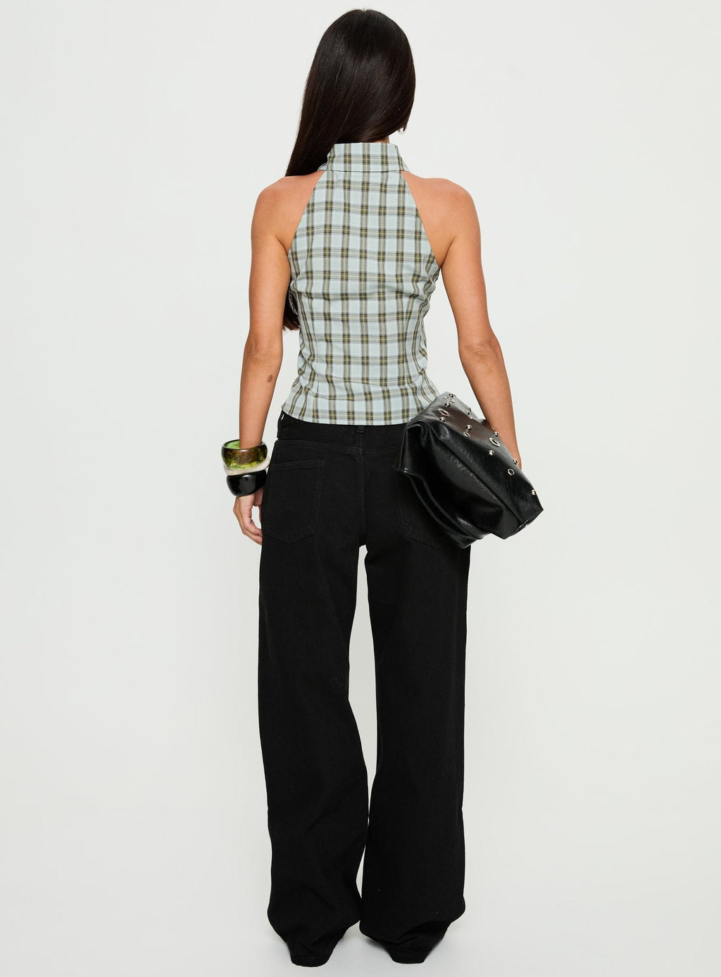 Women's Serenitia Mid Rise Relaxed Jeans Jet Black | Denim jeans with a mid-rise relaxed fit & wide leg 4