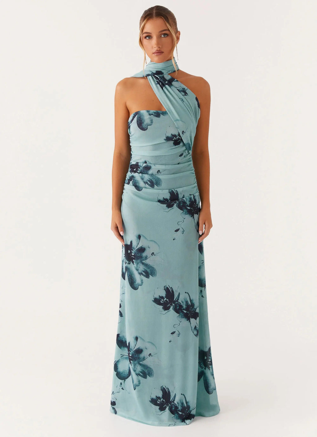 Women's Songbird Collection | Floral Maxi Dress with Strapless Neckline | Elegant Long Dresses for Effortless Style - Wo 0