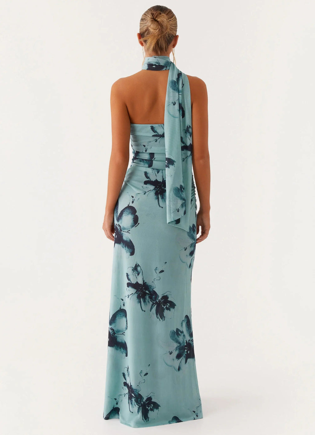 Women's Songbird Collection | Floral Maxi Dress with Strapless Neckline | Elegant Long Dresses for Effortless Style - Wo 2