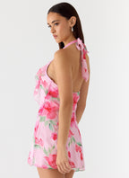 Sophie | Elegant Sequin Halter Mini Dress for Wedding Guests 5