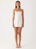 Women's Stermo| Mini Dress with Adjustable Straps & Bust Gathering | Flattering Fit for Day-to-Night Wear - Women's | Mi 2