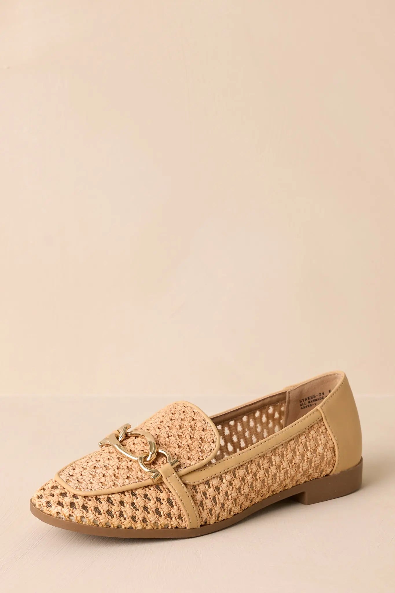 Women's Stick To Your Word Natural Woven Loafer | All Man Made Materials 4