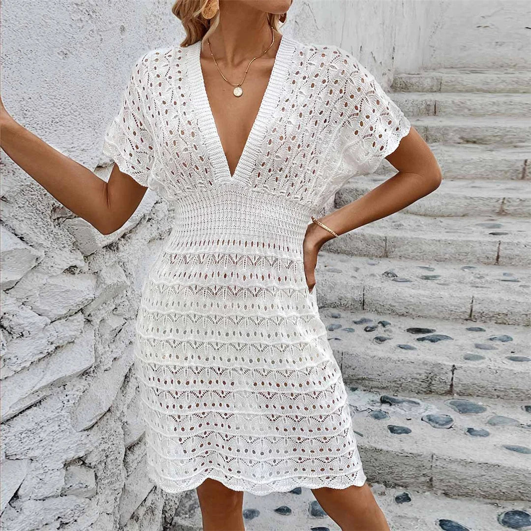 Summer Breeze | Women's Dress in Breathable Knit with Flattering Fit | Versatile Summer Style for Beach or Casual Outings 1