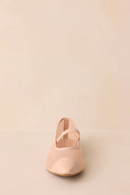 Women's Sunset Mirror Beige Mesh Fishnet Flats | All Man Made Materials 5